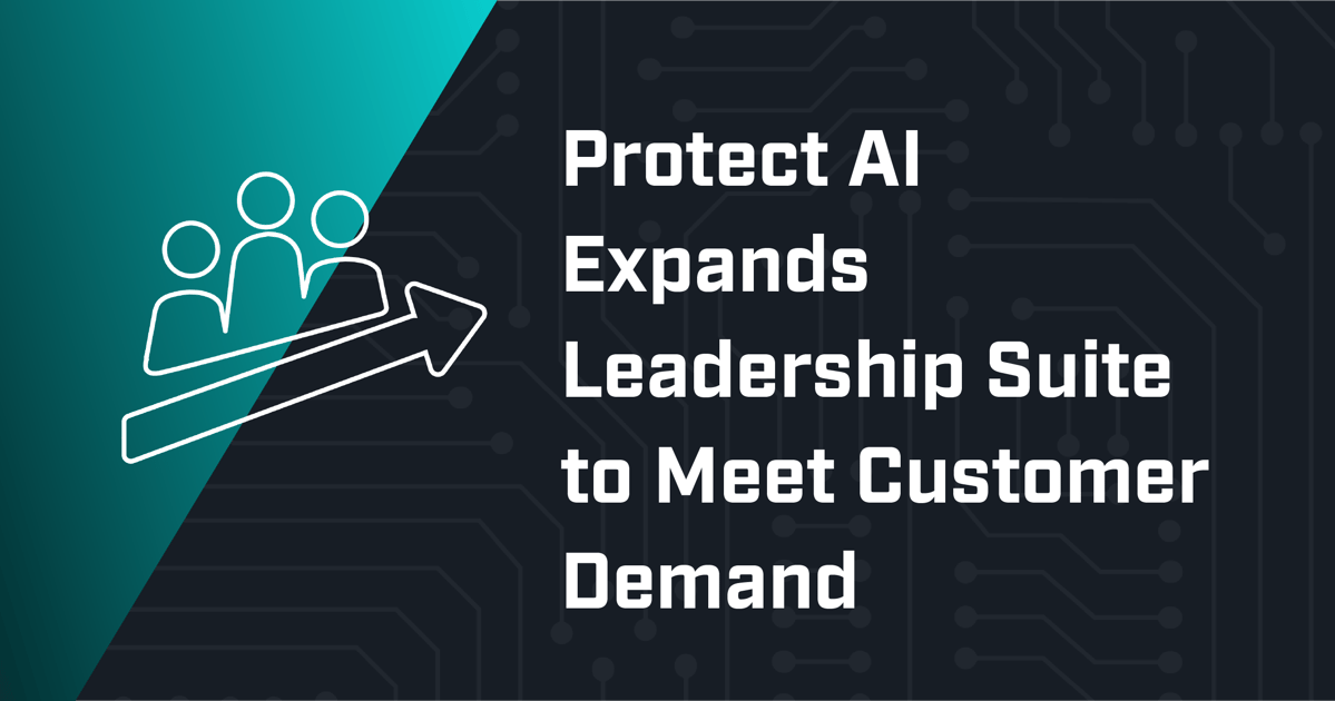 Protect AI Expands its Reach into Security Needs for Customers, with Strategic Appointments of CISO, Head of Marketing, and Head of Threat Research.